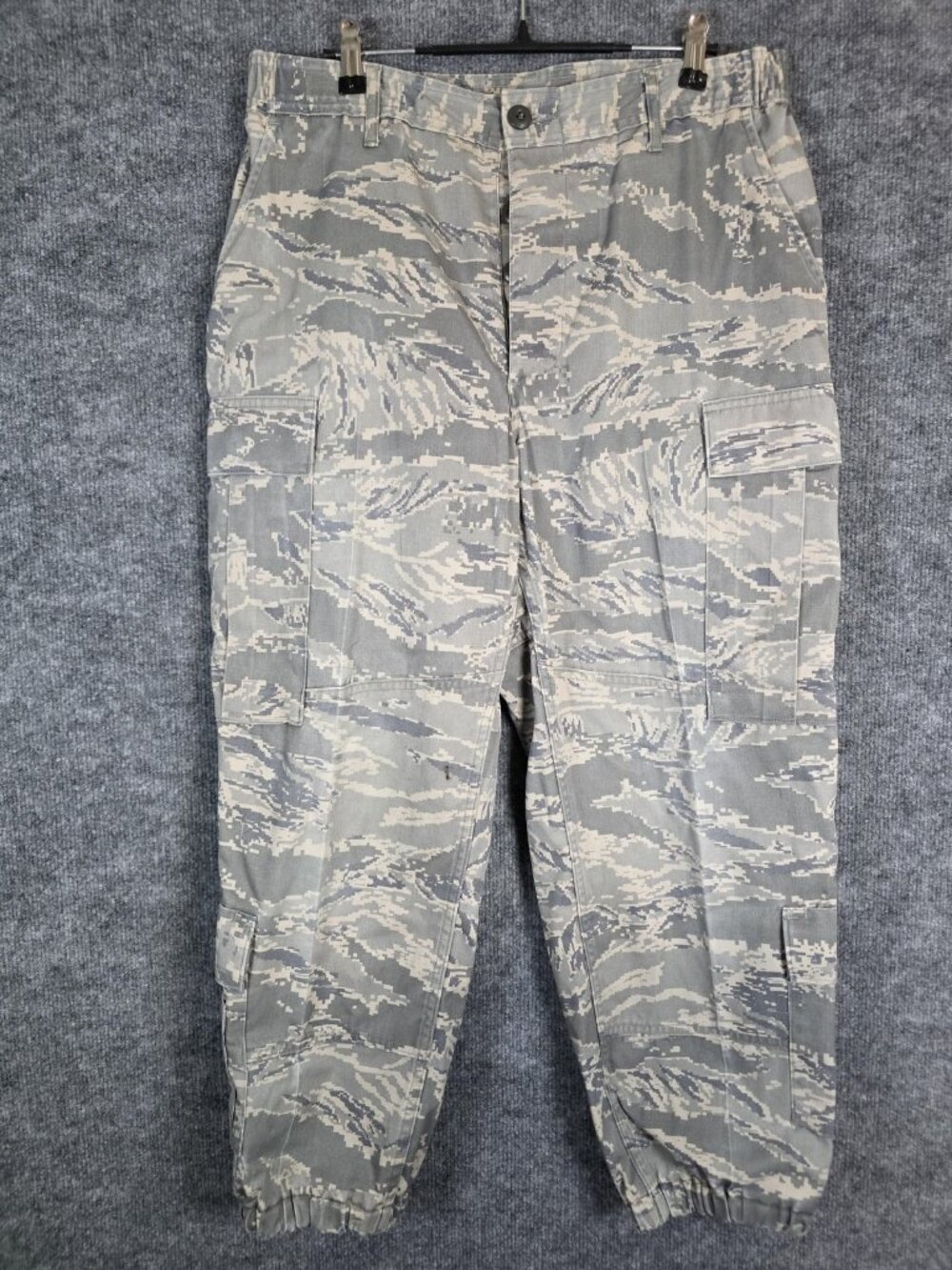 Propper Air Force ABU Camo Cargo Pants Mens 34 Gray Utility Tactical Uniform